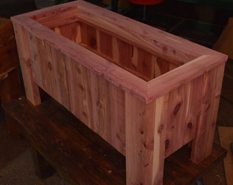 Cedar Planter, Flower Planter, Garden Planter, Cedar patio planter, herb planter, herb garden