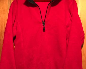 St. John's Bay fleece pullover with 1/2 zipper