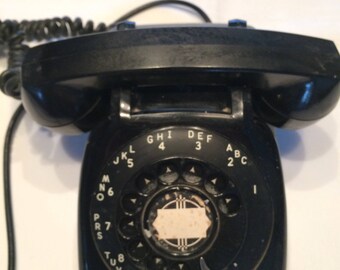 A Black MONOPHONE By AUTOMATIC ELECTRIC