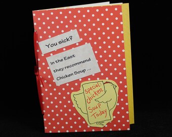Southwest Chile Chicken Soup Get Well Card, Greeting Card by MeMeCards