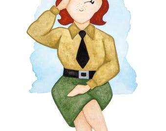 Beverly - 6x9in Art Print