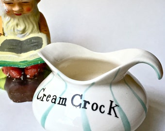 Holt Howard Pixieware Collectible Cream Crock | Retro Kitchenware | Dining and Serving