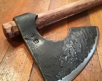 Viking Axe Bearded Axe hand forged blacksmith