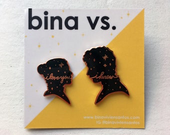 PRE-ORDER - I love you, I know Star Wars Enamel Pin Set