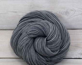 Aspen Sport - Hand Dyed Superwash Merino Wool Sport Yarn - Colorway: Pewter