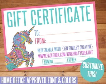 SALE! Gift Certificate, Digital Files, HO Approved Fonts, Gift Card, Marketing, Business Items, Direct Sales, Promotional, Digital, LLR