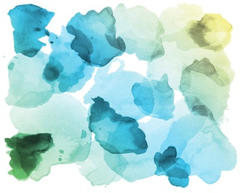 18 high quality watercolour mark brushes with corresponding PNG files