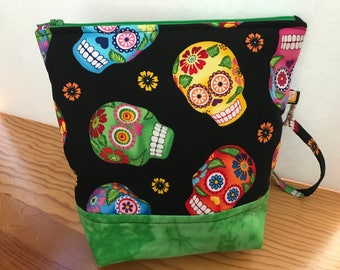 Project Bag, Knitting/Crochet Bag, Holds-Anything Bag, Purses Bag, Lightly Padded