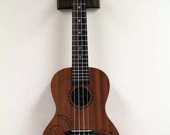 Ukulele, banjo hanger (Dark Walnut)