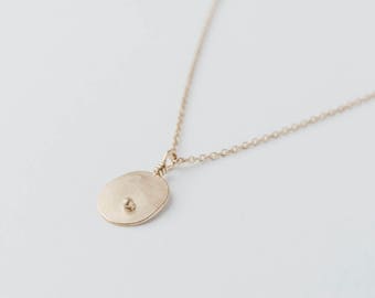 goldplated silver necklace