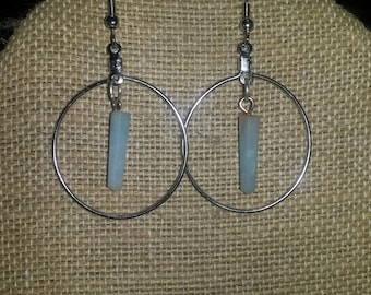 Boho hoops with dangles