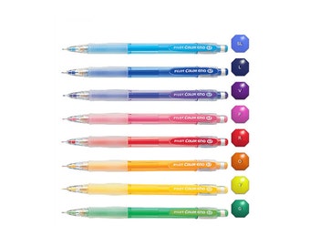 8-Color Full Set - Pilot Color ENO HCR-197 Assorted Colors 0.7 mm Mechanical Pencils