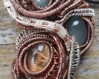 Flourite, Chalcedony and Prehnite