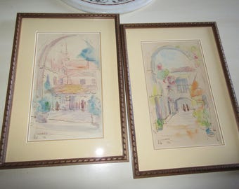 ORIGINAL WATERCOLOR PAINTINGS By Jean W. Troemel