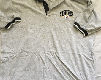 Vintage Pittsburgh steelers polo shirt size mens XXL NFL rare