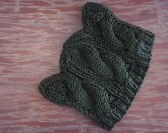 Knit Punky Kitty Hat