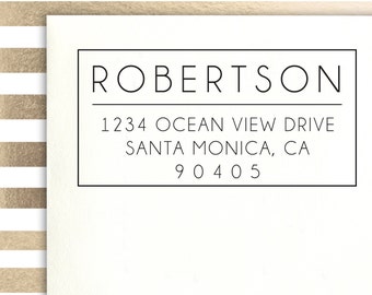 Custom Return Address Stamp, Modern Stamp, Modern Address Stamp, Address Stamps, Custom Gift, Holiday Gift, Housewarming Gift, Wedding Gifts