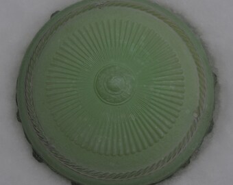 Vintage sage green ceiling lampshade