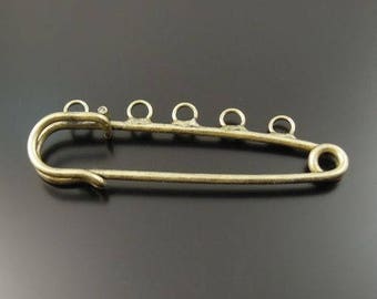 10 brooch safety size 50 * 12 * 5 mm