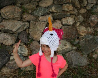 Unicorn Ear-flap Beanie