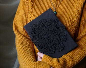 Ethno Notebook, Travel Book, Lovely Diary, Cute Style, Soft Cover, Flower Diary, Brown Journal