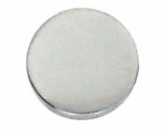 10 Blank Stainless Steel Round Discs for stamping or engraving, stampable / engravable disc, steel stamping rounds, Stamping blank #SBB0015