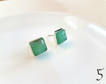 Chrysoprase Earrings