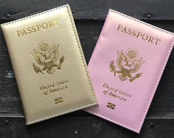 New! Passport Cover, Passport holder, passport folder, travel passport holder, travel accessories