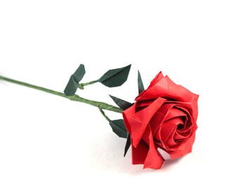 Rose - red/white/pink - eternal Origami Japanese paper