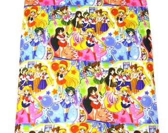 sailor moon mixed fabric fabric
