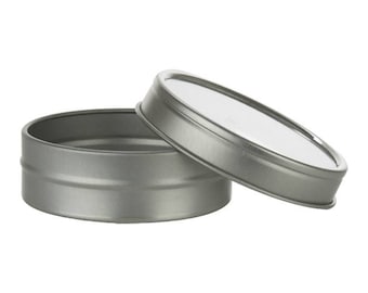 72 pcs 1 oz Round Clear Top Lids - Bulk Wholesale Price