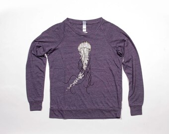 Jellyfish Slouchy Raglan Pullover