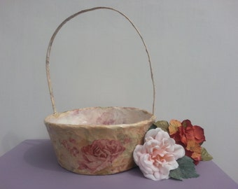Floral Decorative Basket