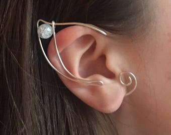 Elf ears (a pair) elven ear - ear cuff - elvish earring - elf ear