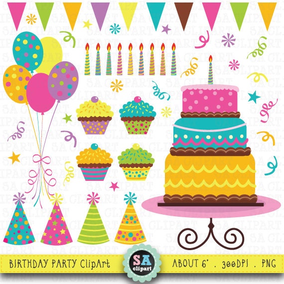 Birthday Party Clip Art Birthday CLIP ART