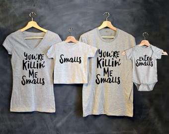 You're Killing Me Smalls, You're Killin Me Smalls, Baby shower gift, Mothers day gift, Mommy and Me Outfits, Im So Tired, License Approved