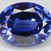3.79 Carat Lab Blue Sapphire Oval Cut 10 x 8 mm Lab Created Lab Corundum Loose Lab Sapphire Loose Gemstone