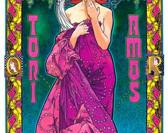 Tori Amos art nouveau poster