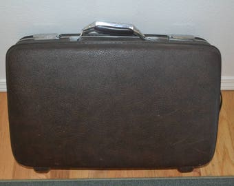 American Tourister~Vintage Luggage~Brown Gentleman's Bag Vintage Luggage~Brown Luggage