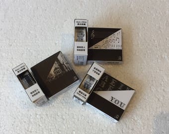 B&W Washi Tape - 3 designs available
