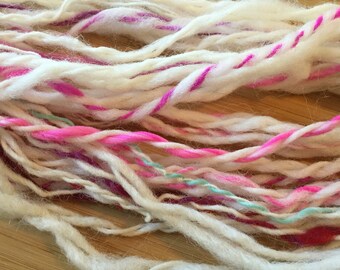 Lovestruck Bulky Yarn 18yds Handspun Wool