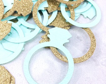Ring Confetti | Bachelorette Party | Bridal Shower | Engagement Party | Bachelorette Party Decorations | Bachelorette Decor | Bride Tribe |