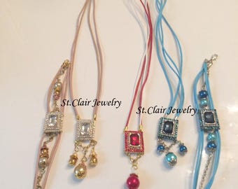 Swarovski Elements, necklace, bracelet, jewelry set