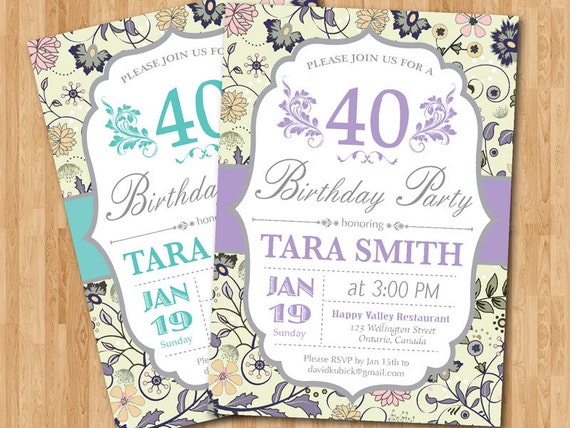 invitaciones de cumpleaños para adultos