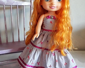 Flown Butterfly doll dress
