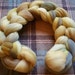 Bamboo Shoots. Hand Dyed Rambouillet top braid for hand spinning or felting in spring greens