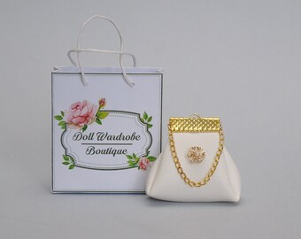 Barbie handbag with shopping bag for Barbie, Silkstone Barbie, Fashion Royalty, Poppy Parker