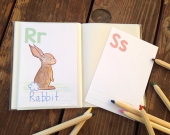 Instant Download- DIY Alphabet Book. Baby Shower Activity Game. Baby Book. Do It Yourself ABC Cards. Book Baby Shower Activity Download.