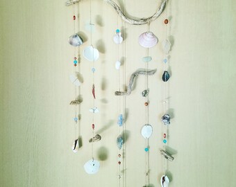 Sea Shell and Drift Wood Wind Chime