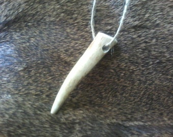 Deer Antler Tine Pendant